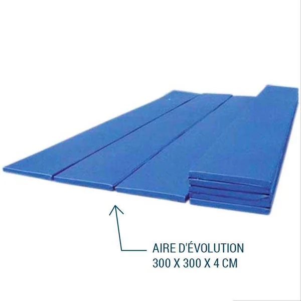 Aire d'évolution gymnastique 300x300x4 cm Sarneige