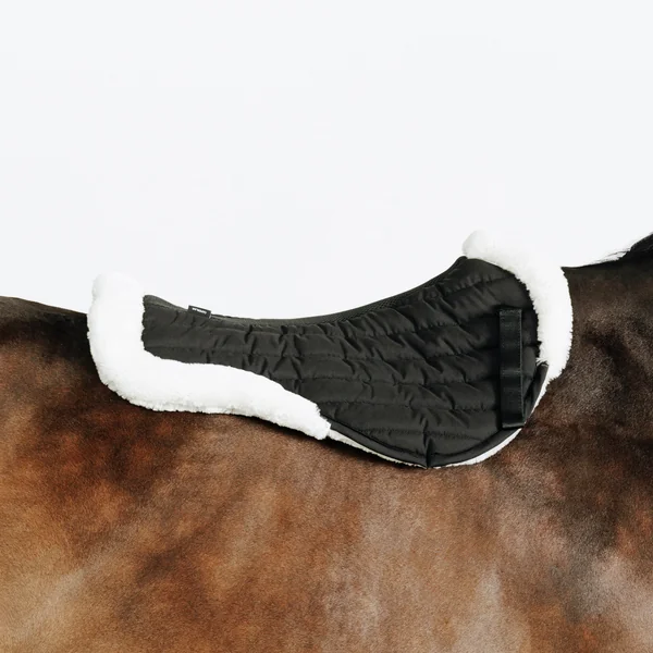 Amortisseur équitation mouton synthétique cheval - 900 noir