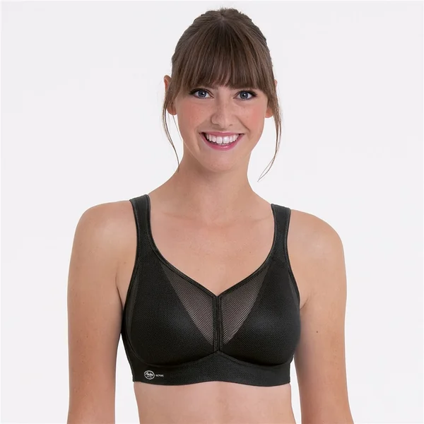 Anita Active - Soutien-gorge Sport Air Control Deltapad 38 (85) D Noir Air Control