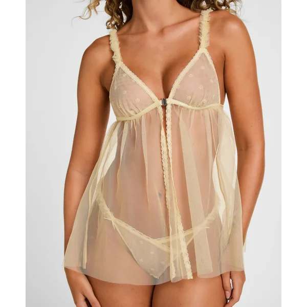 Babydoll Flora - Jaune