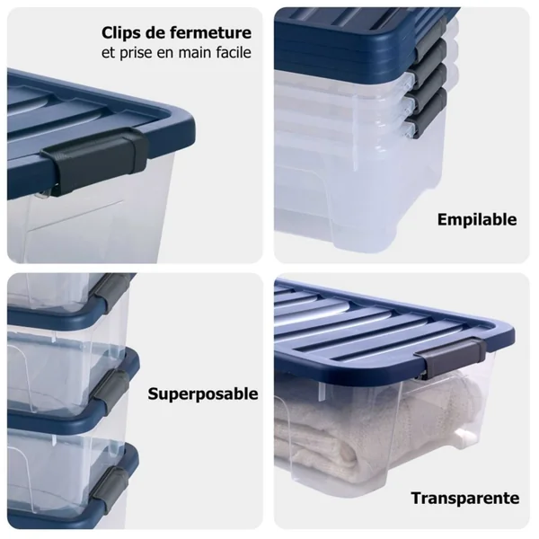 BAC DE RANGEMENT WAVE BOX S - 10L