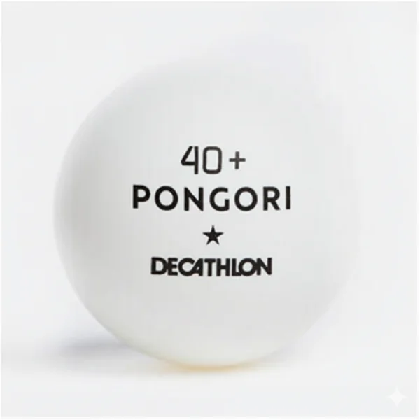 Balle de tennis de table Pongori - seau 144 balles 830* 40+ blanche
