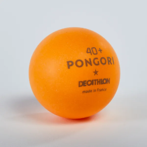 Balles de tennis de table ttb 100 1* 40+ x6 orange (fabriquée en france)