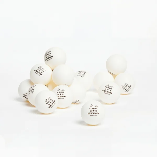 BALLES DE TENNIS DE TABLE TTB 900 40+ 3* C ITTF X72 BLANCHES