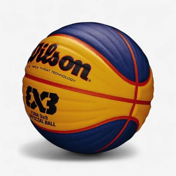Ballon de basket Wilson - 3X3 Officiel Bleu / Jaune