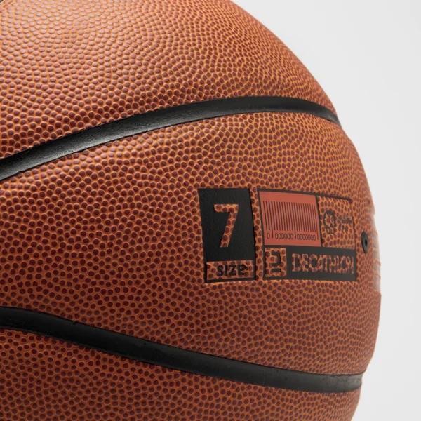 Ballon de basketball taille 7 - CONTROL CLUB BT100 marron