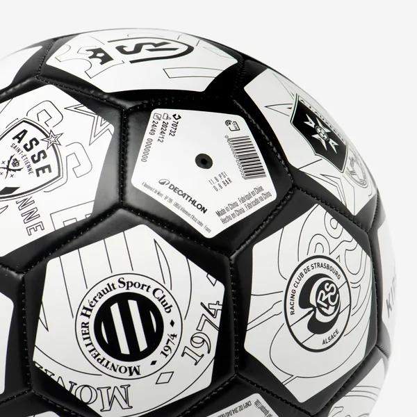 Ballon de football fans ball ligue 1 Mc Donalds multilogos clubs 2026-2026