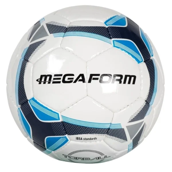 Ballon de football Sportifrance taille 3 - Ballon Sonore Torball blanc