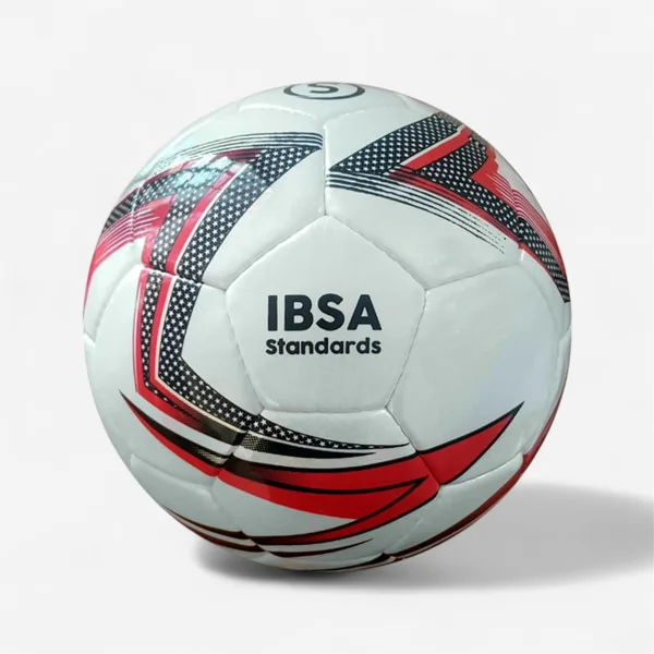Ballon de football Sportifrance taille 5 - Ballon Sonore Torball blanc