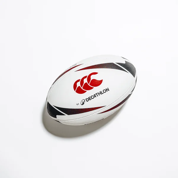 Ballon de rugby d'entrainement taille 5, Decathlon | Canterbury noir