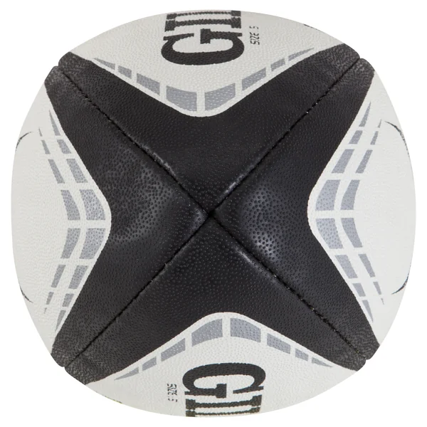 Ballon de rugby taille 5 - gilbert gtr4000 blanc noir