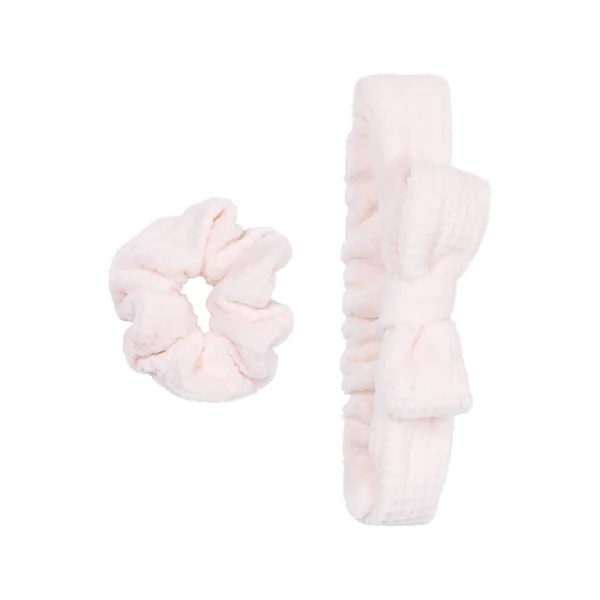 Bandeau et chouchou - Rose