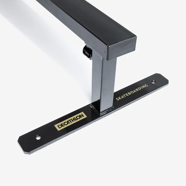 BARRE DE SLIDE / GRIND CARREE NOIRE POUR SKATEBOARD REGLABLE ET CONNECTABLE