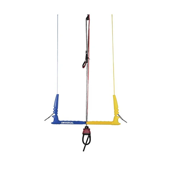 Barre kitesurf KITE ATTITUDE Freestyle/Wave Jaune/Bleu 52cm 24m AKA v3