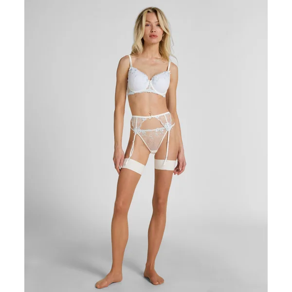 Bas 15 Deniers Clean Top - Blanc