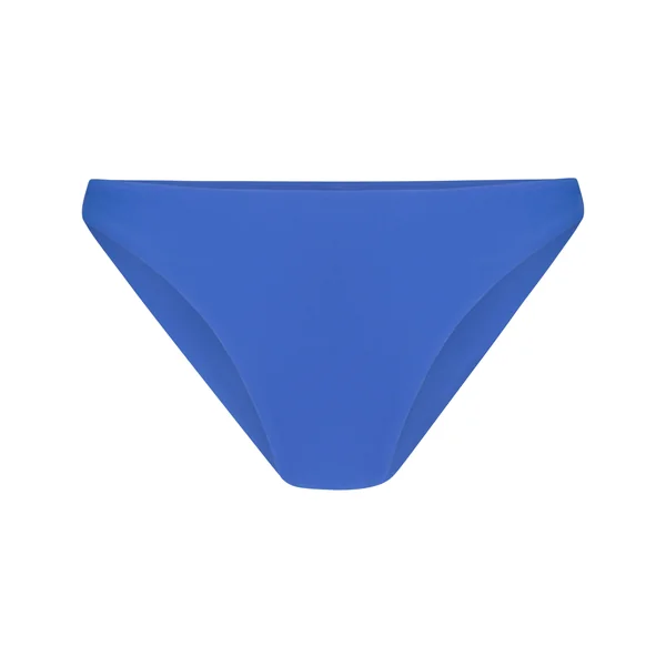 Bas de Bikini Highleg Luxe - Bleu