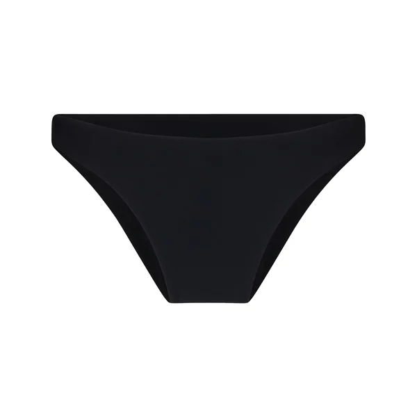 Bas de Bikini Highleg Luxe - Noir