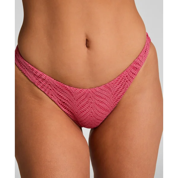 Bas de bikini échancré Lanai - Rose