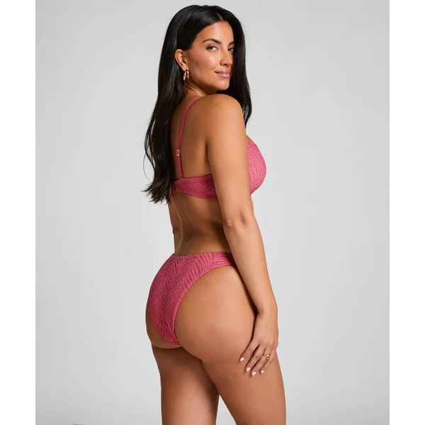 Bas de bikini échancré Lanai - Rose
