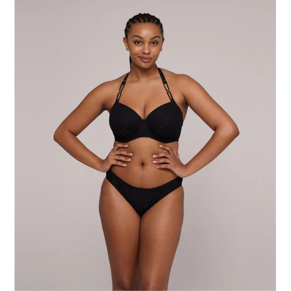 Bas de maillot de bain brésilien Kiruna Noir