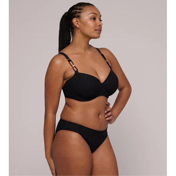 Bas de maillot de bain brésilien Kiruna Noir