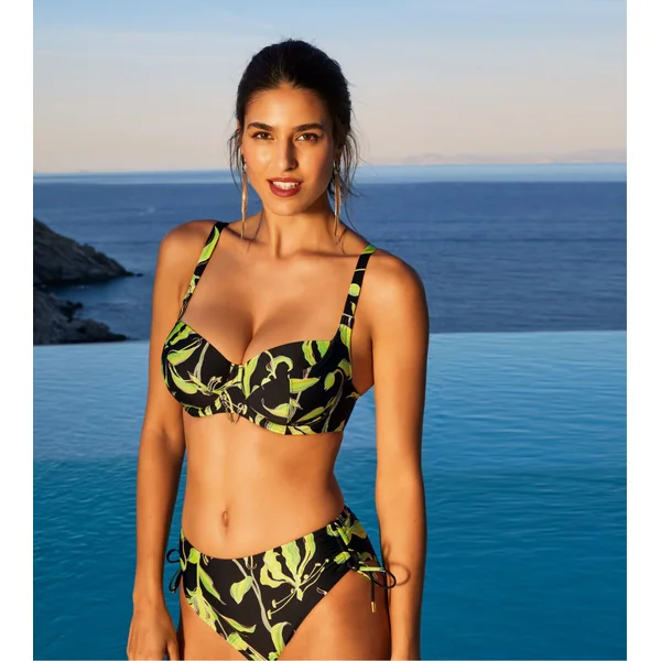 Bas de maillot de bain coulissant Fleurs de Nuit Nuit Luciole