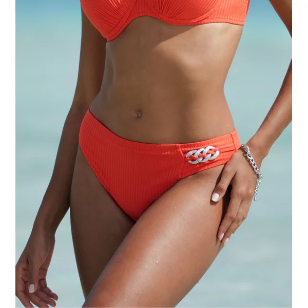 Bas de maillot de bain slip charme La Stricto Chic Orange