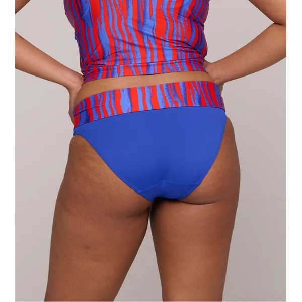 Bas de maillot de bain taille haute Skudai Wild Stripes