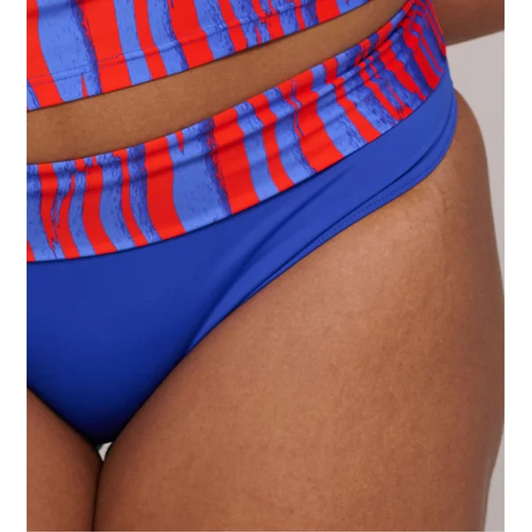 Bas de maillot de bain taille haute Skudai Wild Stripes