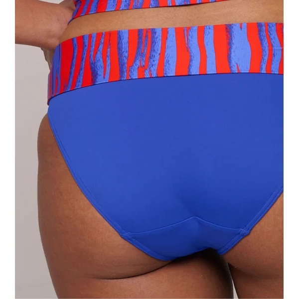 Bas de maillot de bain taille haute Skudai Wild Stripes