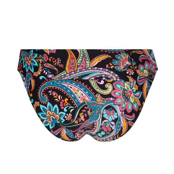 Bas de maillot de bain à revers La Bayadère Noir Flashy