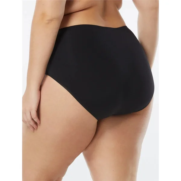 Beach House - Culotte de maillot de bain taille haute Noir 22W Chloé