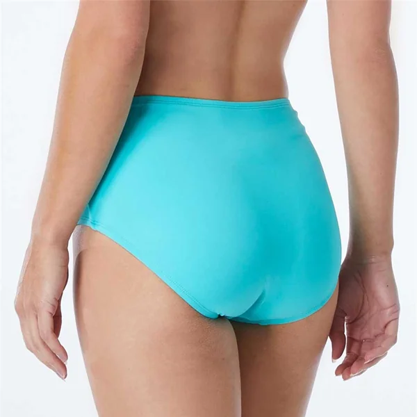 Beach House - Culotte de Maillot de Bain Taille Haute Sea Blue 6