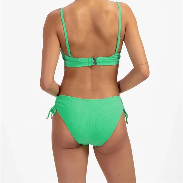 Beach Life - Culotte de bikini avec boucle de chaque côté Spring Green Small