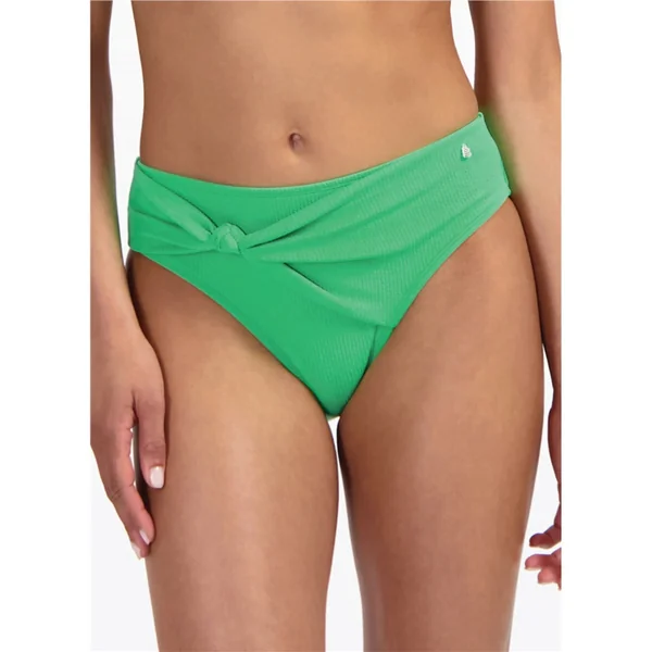 Beach Life - Culotte de bikini taille haute Spring Green Medium