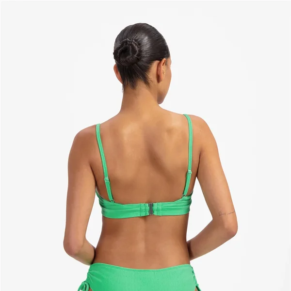 Beach Life - Haut de bikini Twist avec cerceau 36 (80) C Spring Green