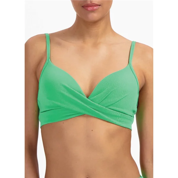 Beach Life - Haut de bikini Twist avec cerceau 38 (85) B Spring Green
