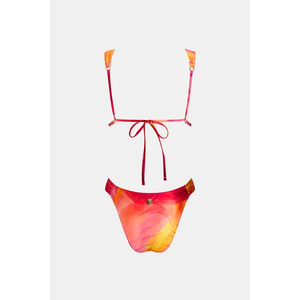 Bikini abstrait col plongeant