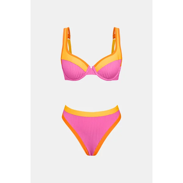 Bikini bretelles ajustables et bas extra échancré