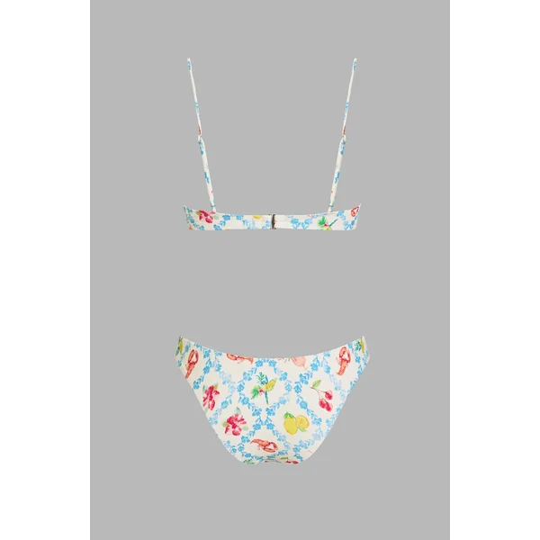 Bikini bretelles ajustables et bas taille basse
