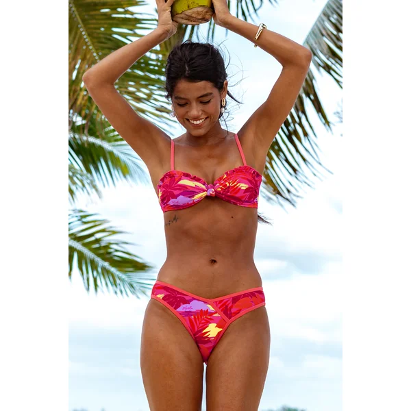 Bikini bretelles ajustables et bas échancré