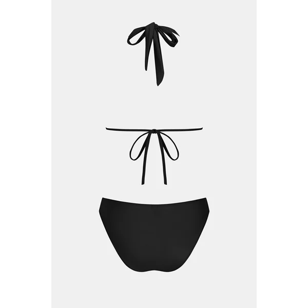Bikini bretelles licou col plongeant et bas taille basse