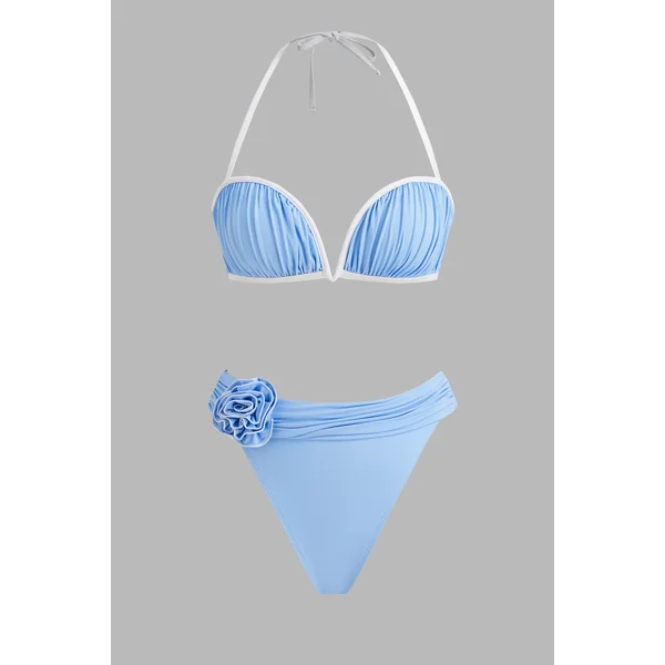 Bikini bretelles licou et bas couverture extra effrontée