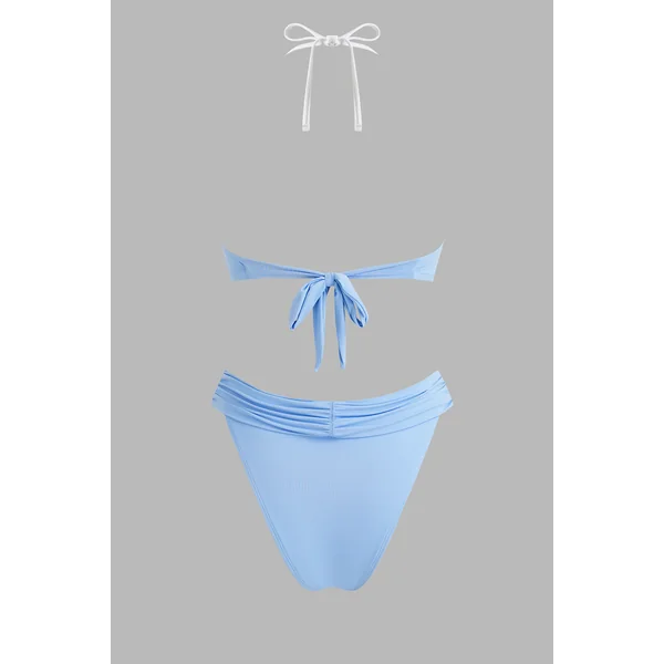 Bikini bretelles licou et bas couverture extra effrontée