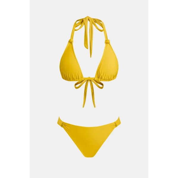 Bikini bretelles licou et bas ultra échancré