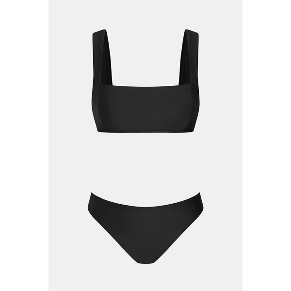 Bikini col carré dos à lacer