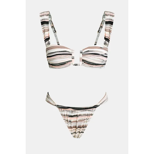 Bikini col cœur et bas taille basse