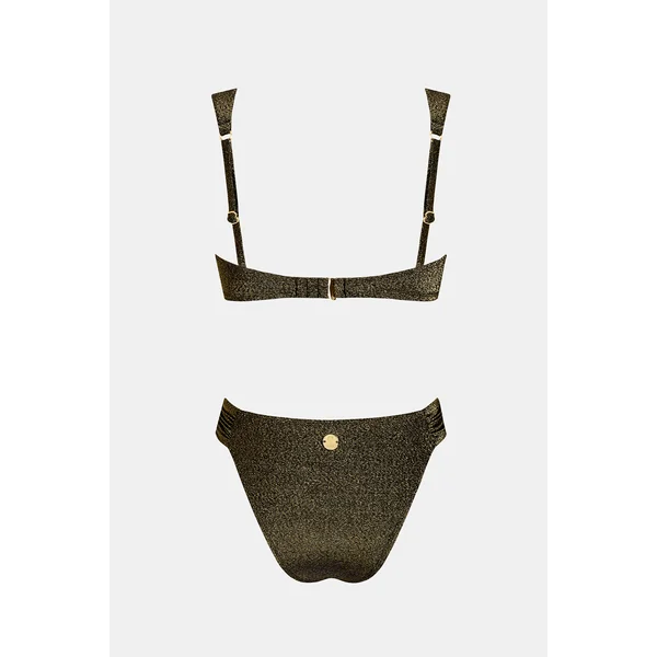 Bikini col cœur et bas taille moyenne
