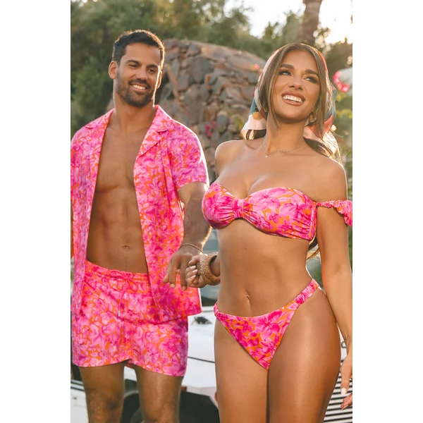 Bikini col cœur et bas taille standard