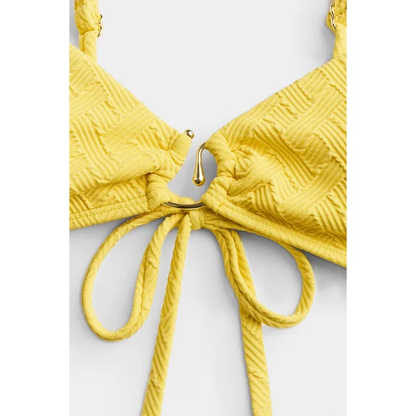 Bikini col diamant et bas ultra échancré